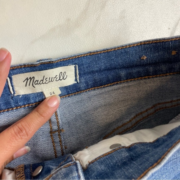 Madewell High-Rise Denim Shorts Stretch 24 - Picture 6 of 8